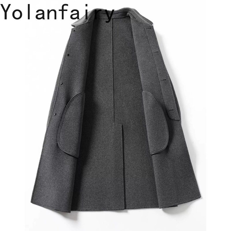 YOLANFAIRY Mantel Wol 95% untu - Quality Winter Clothing Jacket ulasan dan harga