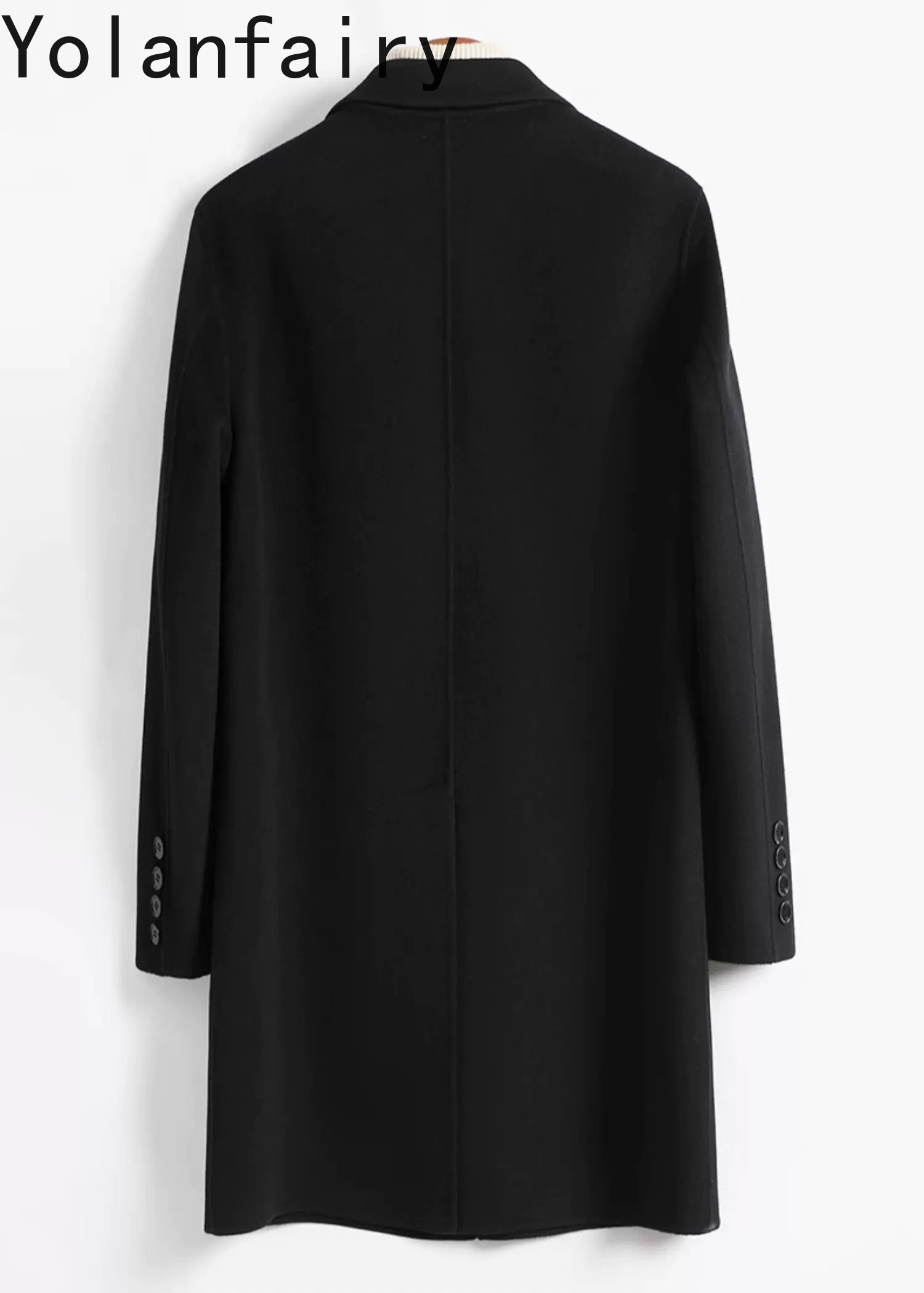 YOLANFAIRY Mantel Wol 95% untu - Quality Winter Clothing Jacket ulasan dan harga